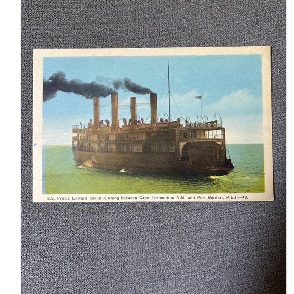 Other - Vintage SS Prince Edward Island Ferry Postcard Cape Tormentine Port Borden PECO